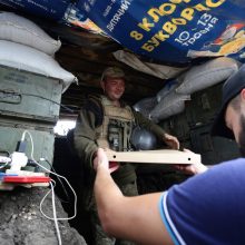 Pica fronto linijoje: Ukrainos veteranai maitina kariškius karštuosiuose taškuose