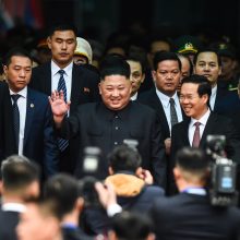 Kim Jong Unas atvyko į Hanojų susitikti su D. Trumpu