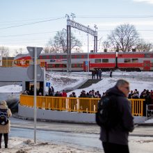 Lentvaryje atidarytas naujas tunelis po geležinkeliu