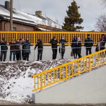 Lentvaryje atidarytas naujas tunelis po geležinkeliu