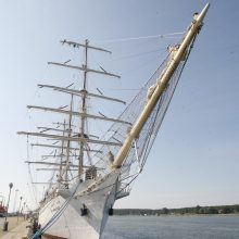 Klaipėdoje – lenkų burlaivio vizitas