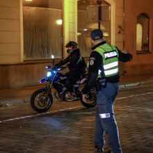 Dėl motociklų Klaipėdos centre – bemiegės naktys