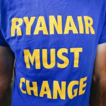 „Ryanair“ praneša apie preliminarų susitarimą su Italijos darbuotojais