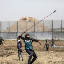 Per konfrontaciją Gazos pasienyje sužeista 30 žmonių