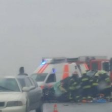 Švenčionių rajone – tragiška „Audi“ ir sunkvežimio avarija: žuvo du žmonės
