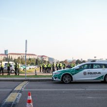 Policija pasirengė mitingui: centre – sustiprintos policijos pajėgos, įtartini asmenys bus tikrinami