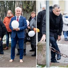 Proteste prieš galimybių pasą vaikams – D. Kepenis ir V. Ąžuolas: kenčiame kartu su mamomis