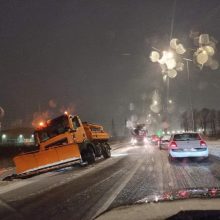 Vėtra Klaipėdos apskrityje kėlė sąmyšį: ant automobilių virto medžiai, nuo kelio nulėkė vilkikai