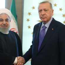 Į Turkiją atvyko Rusijos ir Irano prezidentai – derėsis dėl Sirijos klausimo