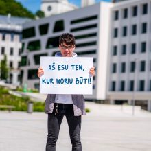 Studentų reakcija į VGTU reklamas Kaune: esame ten, kur norime būti