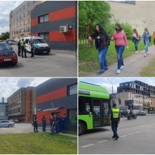 Raudondvario plente – masinė evakuacija: jaučiamas stiprus benzino kvapas