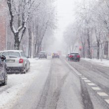 Kauno keliai – vėl tragiški: viešasis transportas gali vėluoti ir valandą 