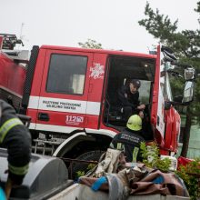 Į konteinerį išmesto šunelio gelbėjimo operacija – bevaisė 