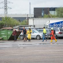 Kaune – pavojinga situacija: išsiliejo tona nuodingos rūgšties, yra nukentėjusiųjų