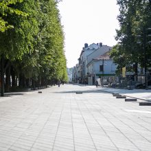 Dalis rekonstruotos Laisvės alėjos jau atvira: žingsniuoti tapo daug maloniau