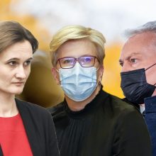 Apklausa: įtakingiausi politikai – I. Šimonytė, G. Nausėda, V. Čmilytė-Nielsen