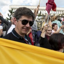 Protestas neapsiėjo be incidentų: sumuštas žmogus, sulaikyti du girti ir vienas su narkotikais