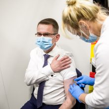 Kaune A. Dulkys pasiskiepijo trečiąja vakcinos nuo COVID-19 doze: geras jausmas