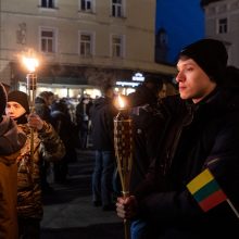 Iki tūkstančio žmonių žygiavo tautininkų eitynėse Vilniuje