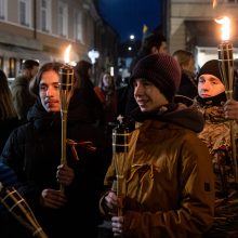 Iki tūkstančio žmonių žygiavo tautininkų eitynėse Vilniuje