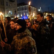 Iki tūkstančio žmonių žygiavo tautininkų eitynėse Vilniuje