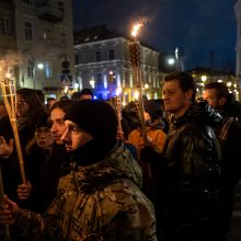 Iki tūkstančio žmonių žygiavo tautininkų eitynėse Vilniuje