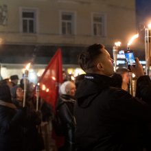 Iki tūkstančio žmonių žygiavo tautininkų eitynėse Vilniuje