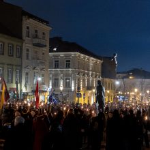 Iki tūkstančio žmonių žygiavo tautininkų eitynėse Vilniuje