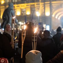 Iki tūkstančio žmonių žygiavo tautininkų eitynėse Vilniuje