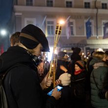 Iki tūkstančio žmonių žygiavo tautininkų eitynėse Vilniuje