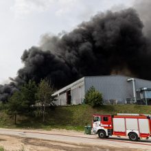 „Ecoservice“ dėl gaisro pradėjo vidinį tyrimą, skelbia paslaugas teikianti įprasta tvarka