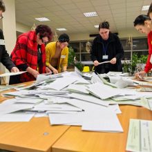 Tarpiniai rinkimų rezultatai: aiškėja lyderiai