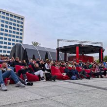 Nuotaikos Eurolygos fanų zonoje: užburia puiki atmosfera 