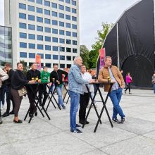 Nuotaikos Eurolygos fanų zonoje: užburia puiki atmosfera 