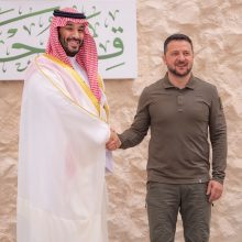 V. Zelenskis dėkoja Saudo Arabijai už paramą 