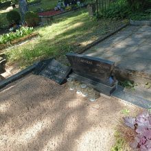 Šokiravo vandalizmas Šančių kapinėse: suniokota dešimtis antkapių