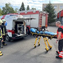 Atsitiktinumo ir paramediko-ugniagesio dėka Garliavoje išgelbėti du žmonės