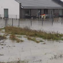 Pajūrio kraštui smogė vandens stichija: vaizdai Kretingoje atima žadą