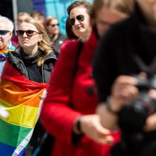 Keli šimtai žmonių Vilniuje susirinko pareikšti, kad visos šeimos svarbios