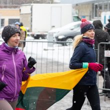 Vilniuje finišavo bėgimas „Gyvybės ir mirties keliu“