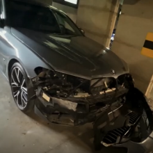 Vagys naktį dalimis išrinko dar vieną BMW: pirštu beda į neužsidarančius aikštelės vartus