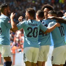 Anglijos futbolo Supertaurę iškovojo „Manchester City“ 