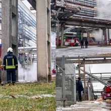 Tyrimas bendrovėje „Dirbtinis pluoštas“: gaisras reikšmingo neigiamo poveikio aplinkai neturėjo