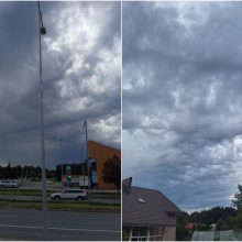 Pataria ruoštis ir nurodo, kada audros pikas pasieks sostinę