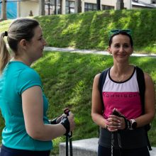 Šiaurietiško ėjimo treniruotės: „Už lazdų ir į gamtą!“