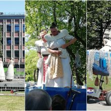 Gatvės teatro fiesta užtvindė Klaipėdą