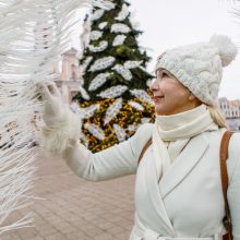 Kauno eglė įžiebta, bet darbai – nebaigti