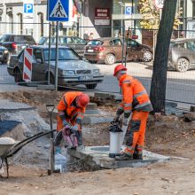 Kaune vieni darbai dar nebaigti, o jau braižomi nauji