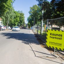 Žaliakalnyje prasideda nauja rekonstrukcija, kita – jau į pabaigą