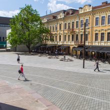 Baksnoja į rekonstruotą Laisvės alėją: jei nuleidi galvą, tampa šiek tiek nejauku